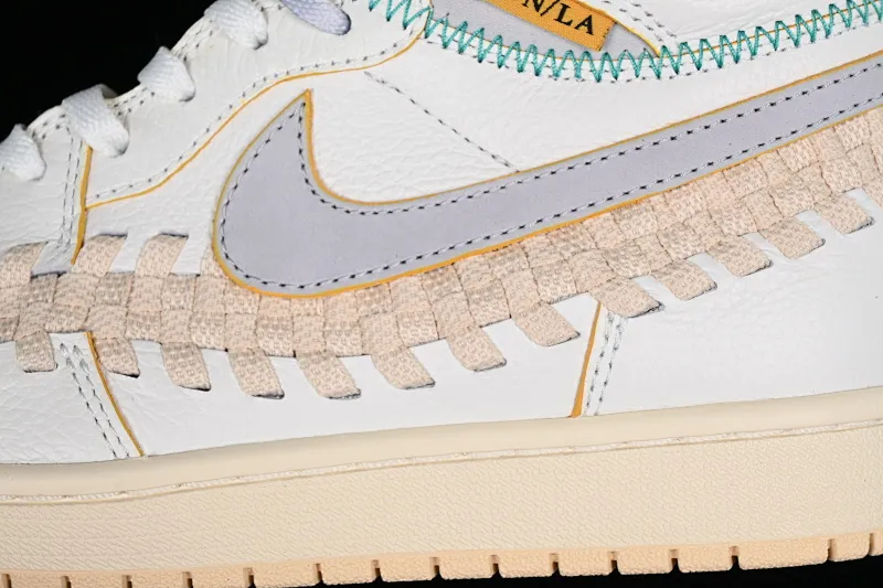 All categories Air Jordan Jordan series basketball shoes Air Jordan 1 High LW version Union x Air Jordan 1 High OG "Woven" AJ1 Joe 1 joint model woven high-top basketball shoes FD2565-100